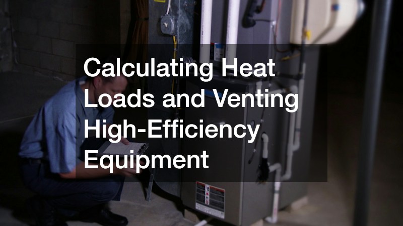 Calculating Heat Loads and Venting High-Efficiency Equipment