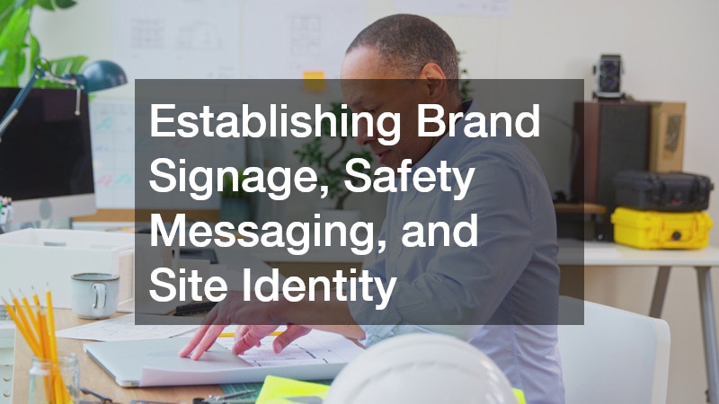 Establishing Brand Signage, Safety Messaging, and Site Identity