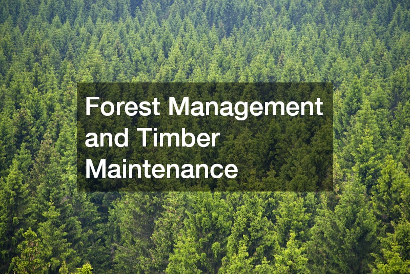 Forest Management and Timber Maintenance