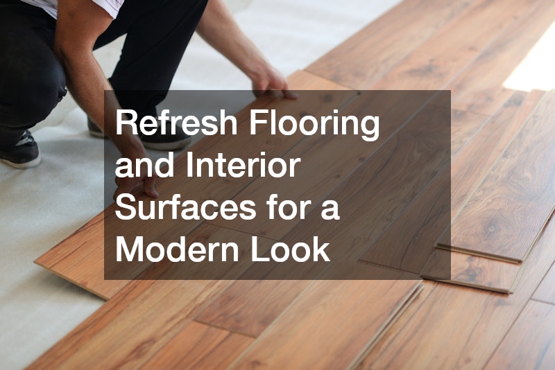 Refresh Flooring and Interior Surfaces for a Modern Look