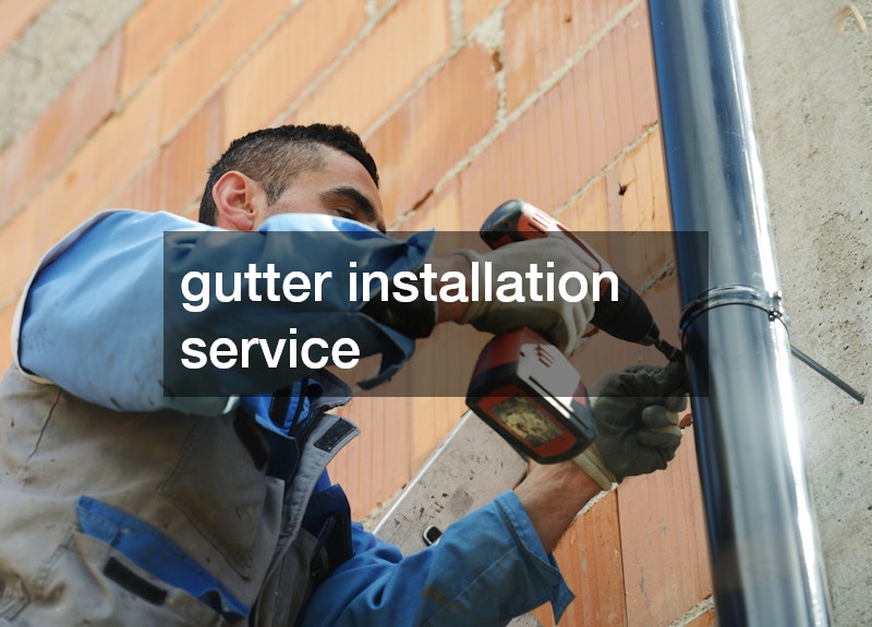 gutter installation service
