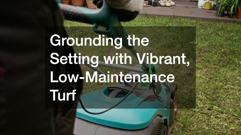 Grounding the Setting with Vibrant, Low-Maintenance Turf
