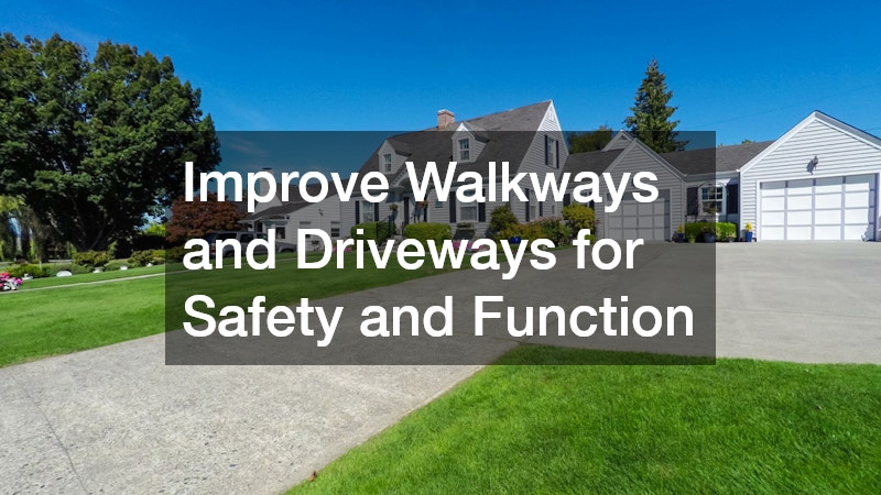 Improve Walkways and Driveways for Safety and Function