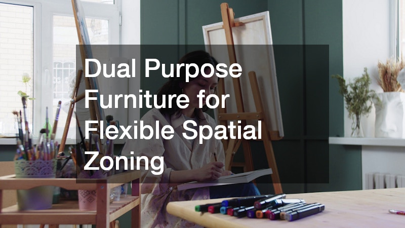 Dual Purpose Furniture for Flexible Spatial Zoning