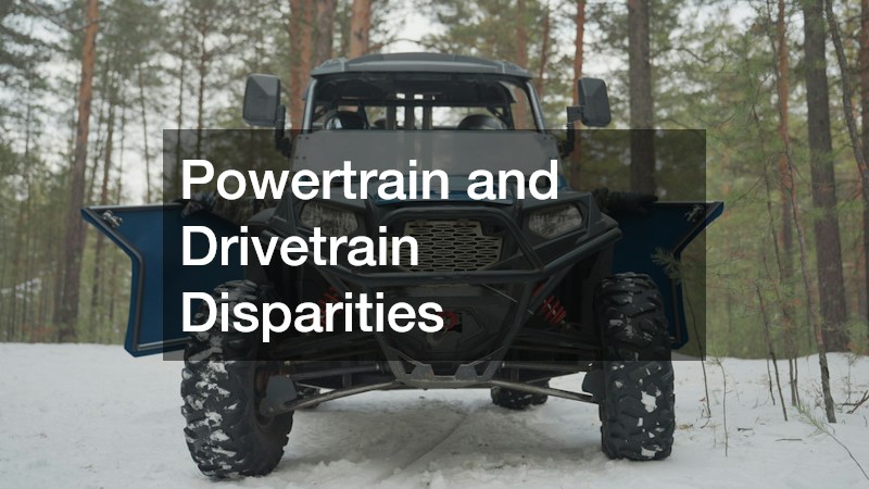 Powertrain and Drivetrain Disparities