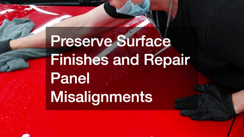 Preserve Surface Finishes and Repair Panel Misalignments
