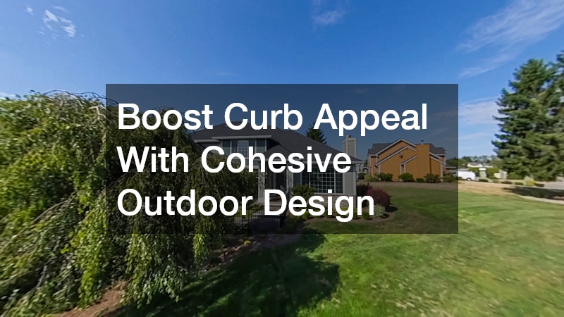 Boost Curb Appeal With Cohesive Outdoor Design