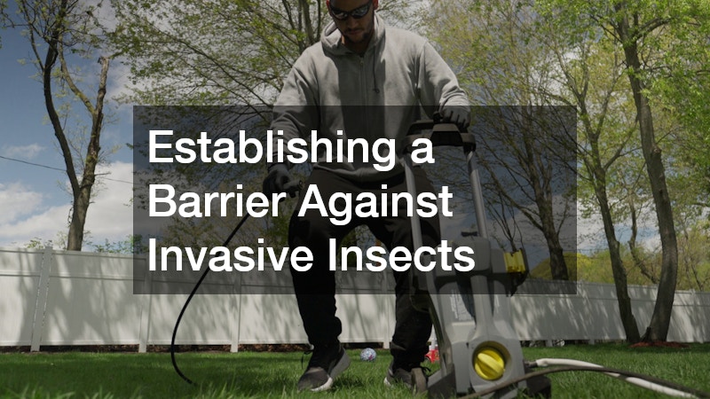 Establishing a Barrier Against Invasive Insects