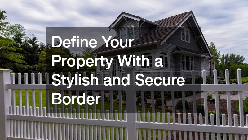 Define Your Property With a Stylish and Secure Border