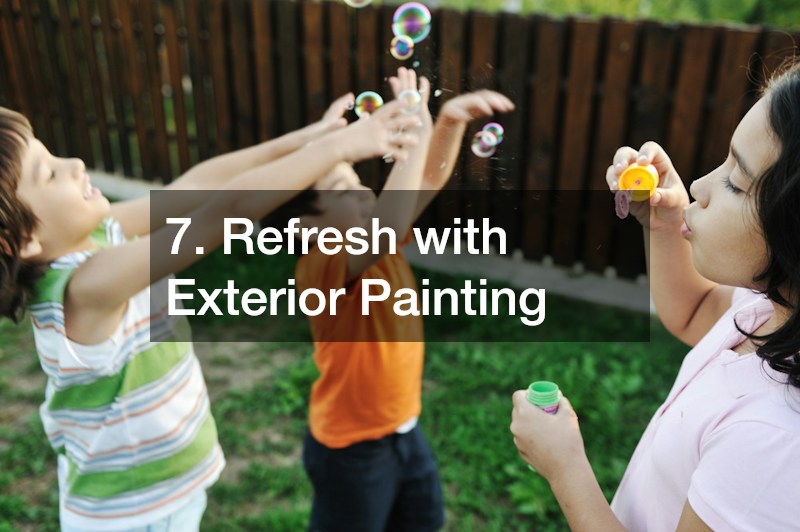 7. Refresh with Exterior Painting