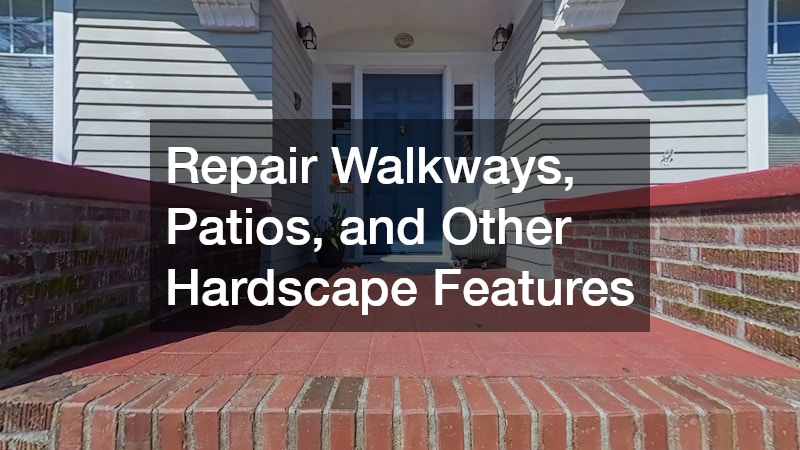 Repair Walkways, Patios, and Other Hardscape Features