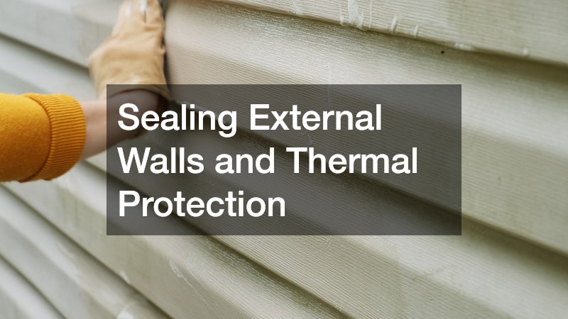 Sealing External Walls and Thermal Protection