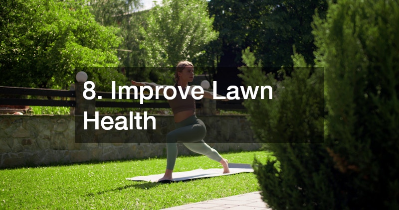 8. Improve Lawn Health