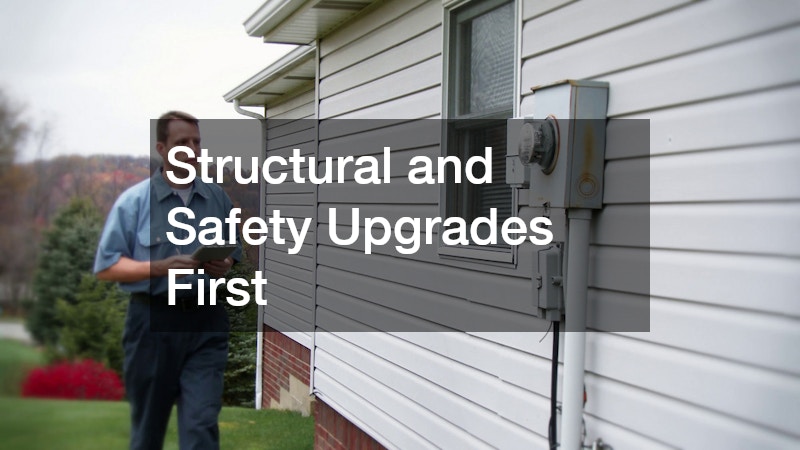 Structural and Safety Upgrades First