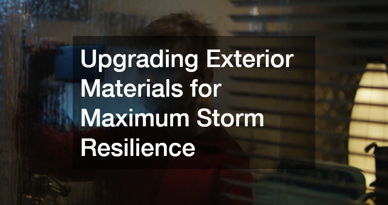 Upgrading Exterior Materials for Maximum Storm Resilience
