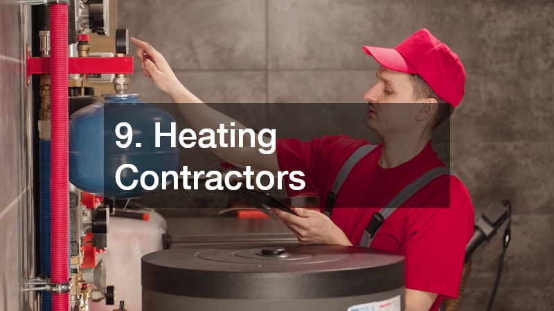 9. Heating Contractors