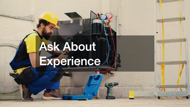 Ask About Experience