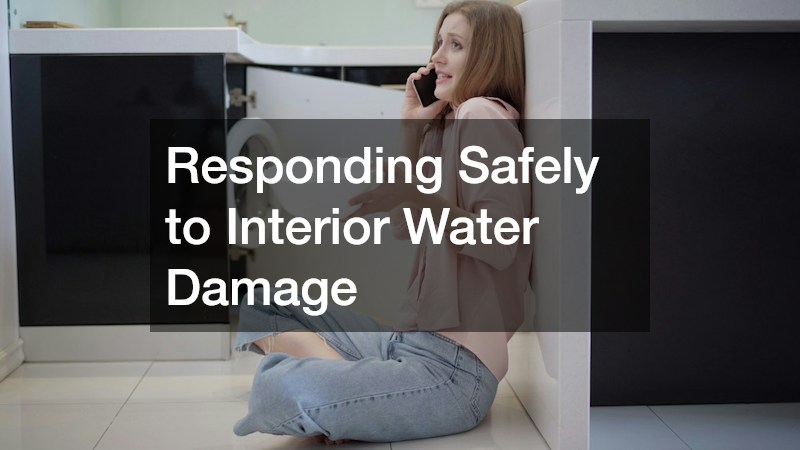 Responding Safely to Interior Water Damage