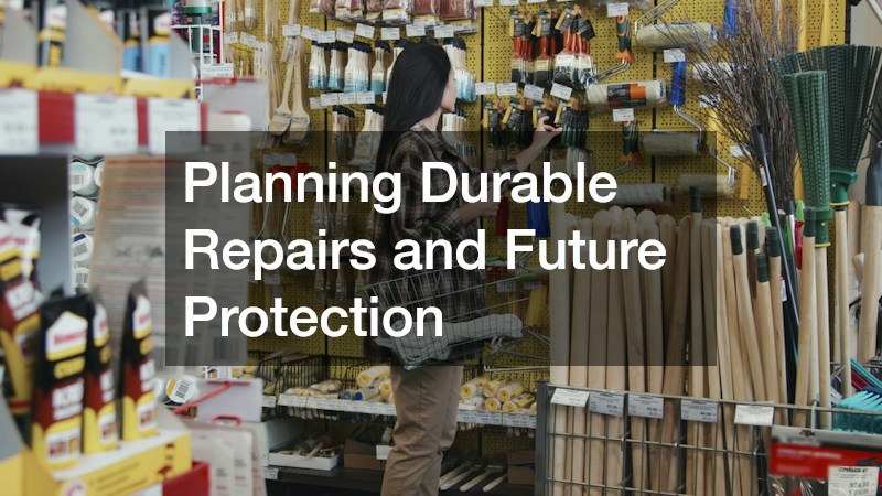 Planning Durable Repairs and Future Protection