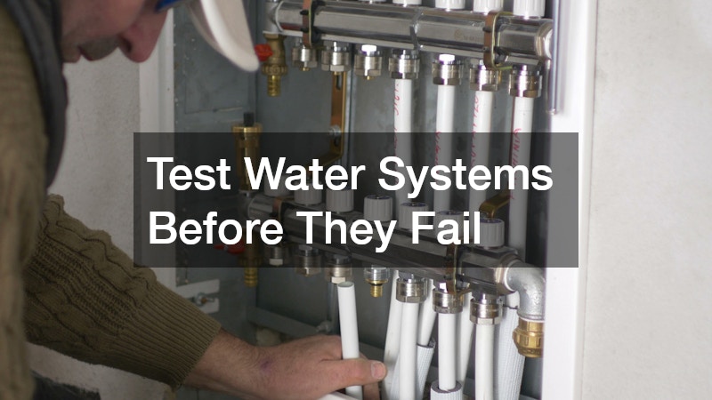 Test Water Systems Before They Fail