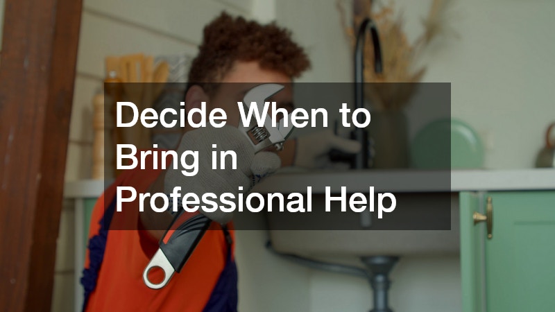 Decide When to Bring in Professional Help