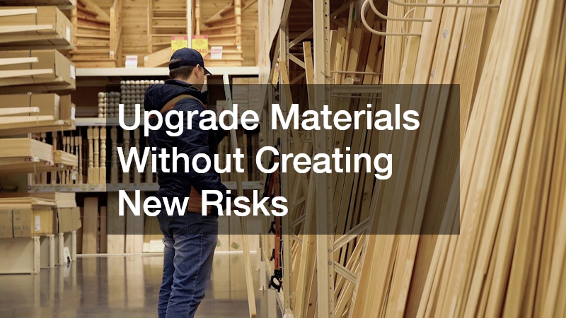 Upgrade Materials Without Creating New Risks