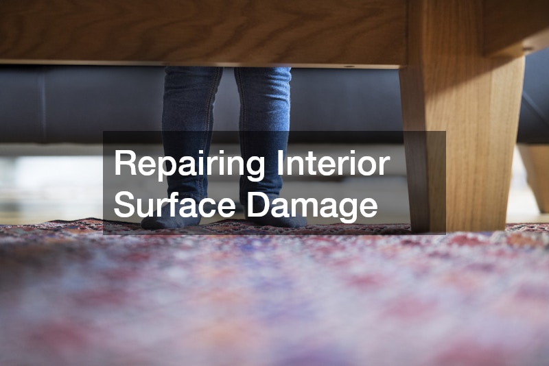 Repairing Interior Surface Damage