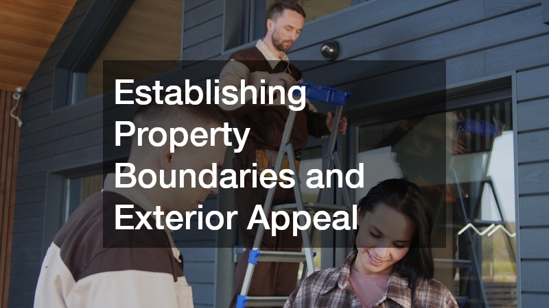 Establishing Property Boundaries and Exterior Appeal