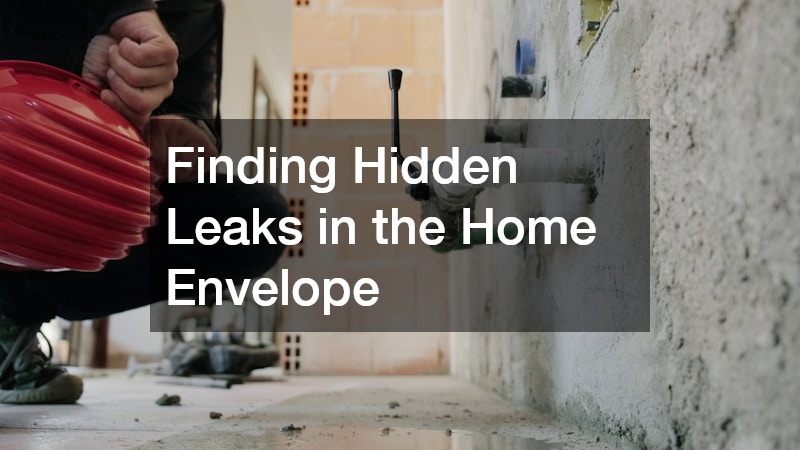 Finding Hidden Leaks in the Home Envelope