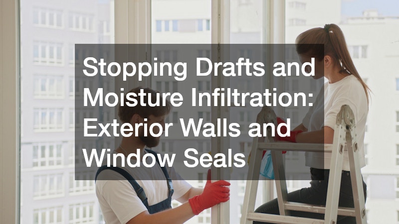 Stopping Drafts and Moisture Infiltration: Exterior Walls and Window Seals