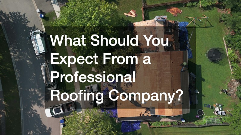 What Should You Expect From a Professional Roofing Company?
