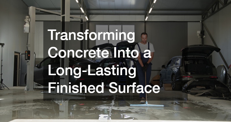 Transforming Concrete Into a Long-Lasting Finished Surface