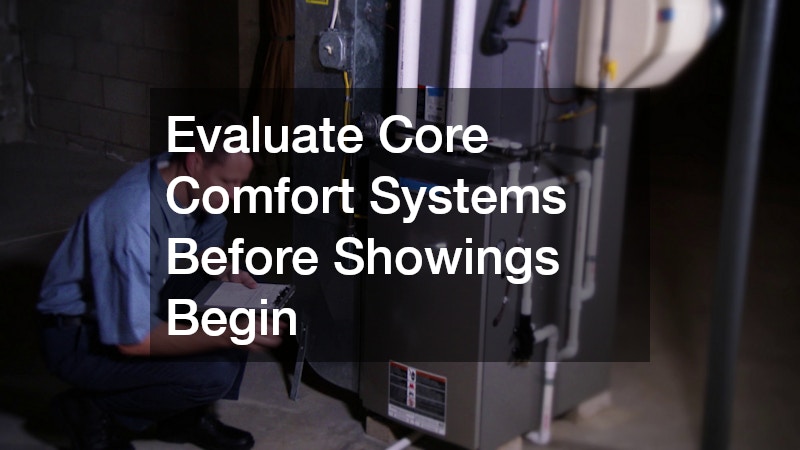 Evaluate Core Comfort Systems Before Showings Begin