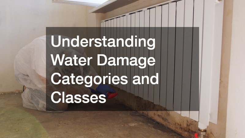 Understanding Water Damage Categories and Classes