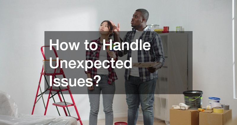 How to Handle Unexpected Issues?