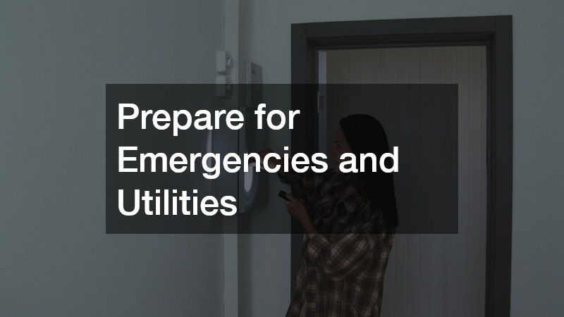 Prepare for Emergencies and Utilities