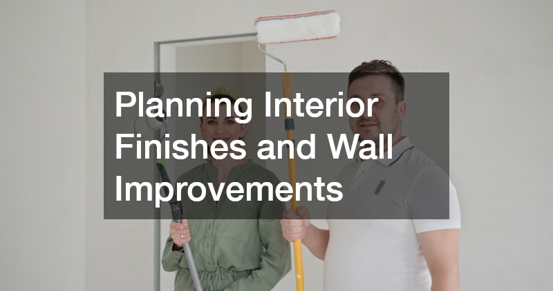 Planning Interior Finishes and Wall Improvements