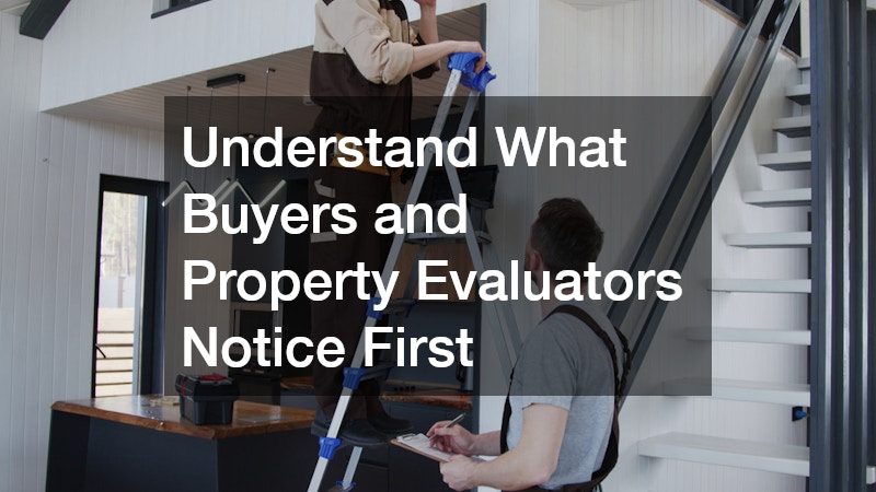 Understand What Buyers and Property Evaluators Notice First