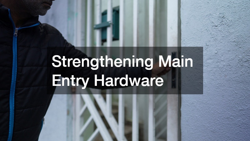 Strengthening Main Entry Hardware