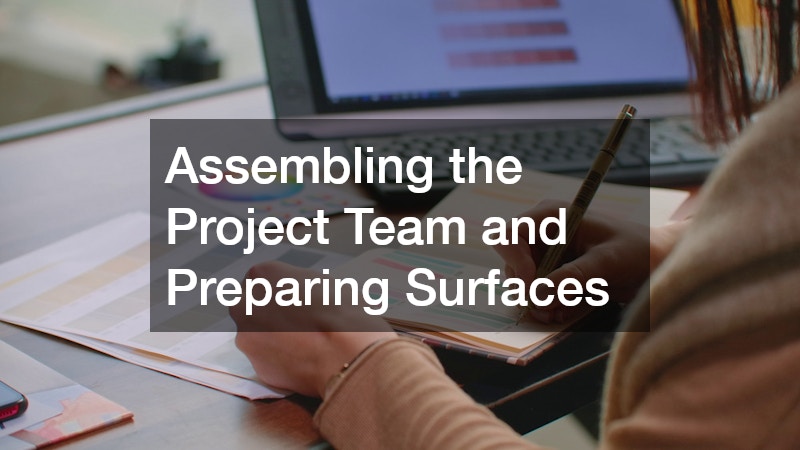 Assembling the Project Team and Preparing Surfaces