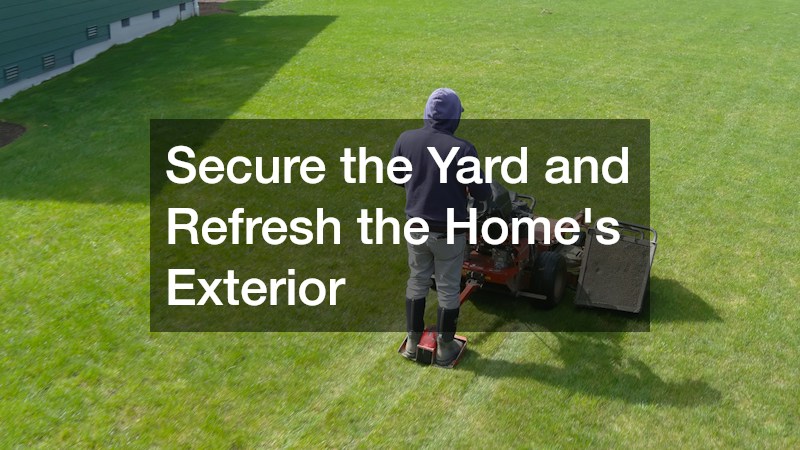 Secure the Yard and Refresh the Home