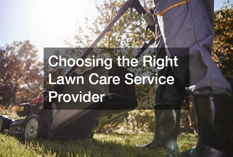 Choosing the Right Lawn Care Service Provider