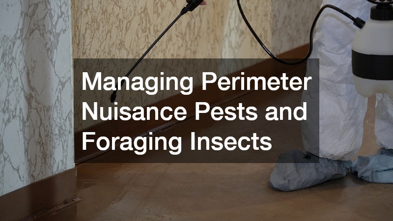 Managing Perimeter Nuisance Pests and Foraging Insects
