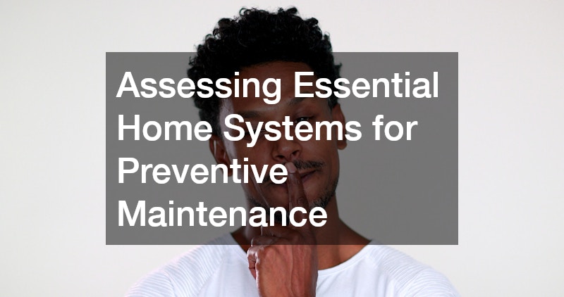 Assessing Essential Home Systems for Preventive Maintenance