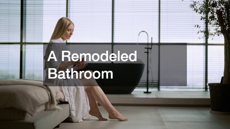 A Remodeled Bathroom