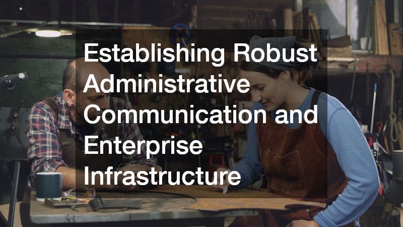 Establishing Robust Administrative Communication and Enterprise Infrastructure