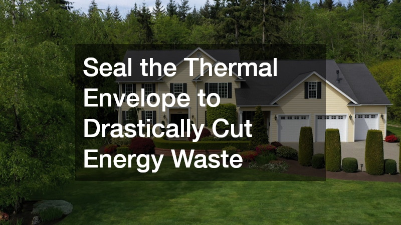 Seal the Thermal Envelope to Drastically Cut Energy Waste