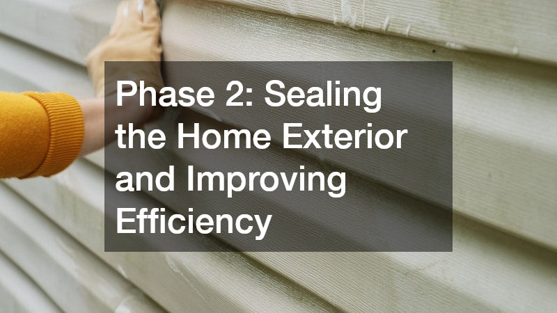 Phase 2: Sealing the Home Exterior and Improving Efficiency