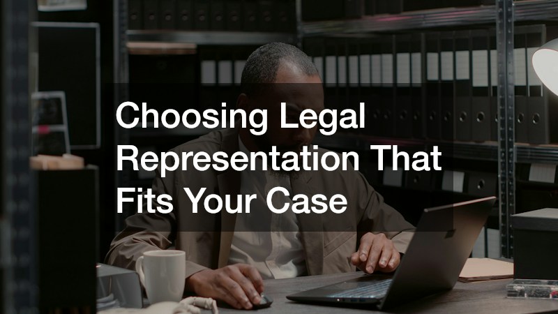 Choosing Legal Representation That Fits Your Case