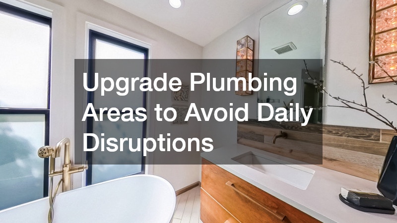 Upgrade Plumbing Areas to Avoid Daily Disruptions